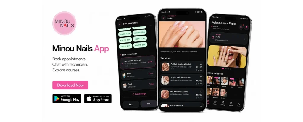 Minou Nails app